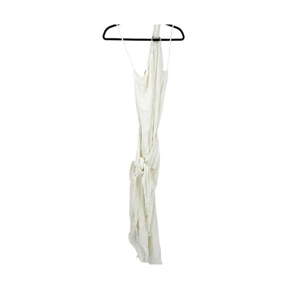 Chic White One-Shoulder Maxi Dress - Picture 5 of 11